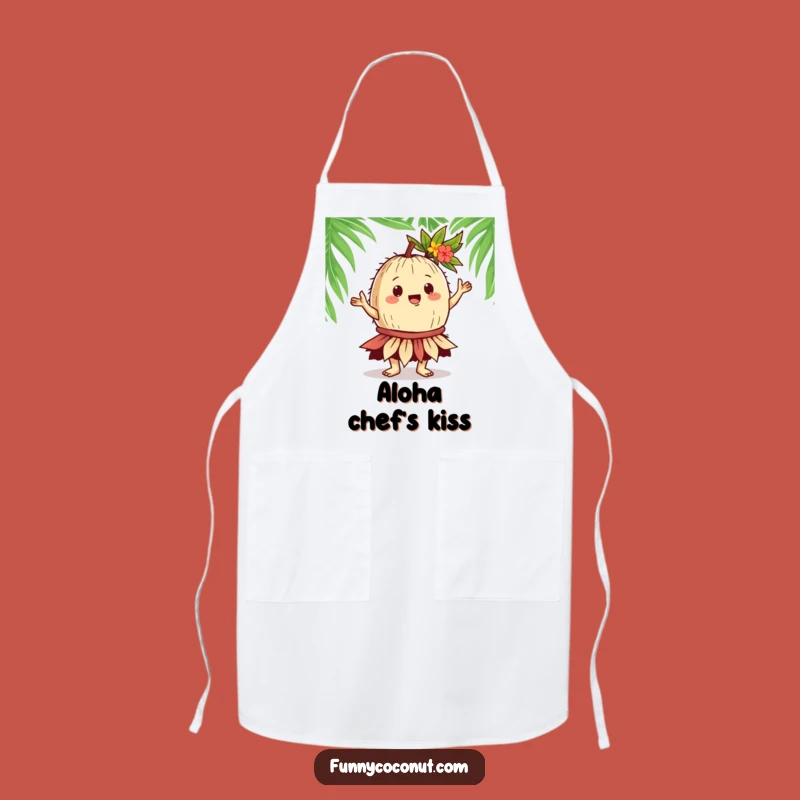 Funny Coconut Hula Apron: Gregarious Dancer, Kitchen Fun, Hilarious Gift!