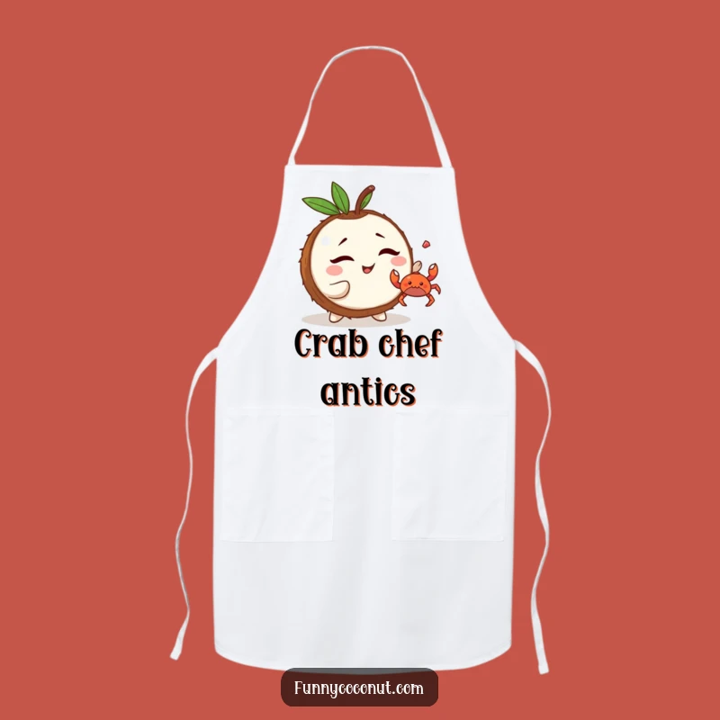 Funny Kawaii Coconut Apron - Kitchen Mischief Master, Ideal Funny Gift!