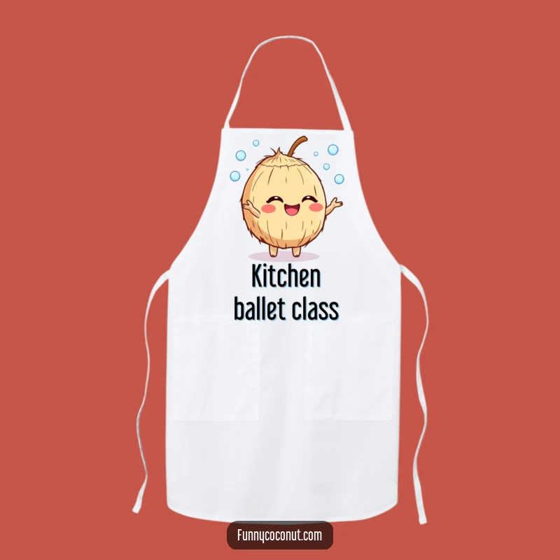Funny Giggling Coconut Dewdrop Juggler Apron: Cook with a Smile