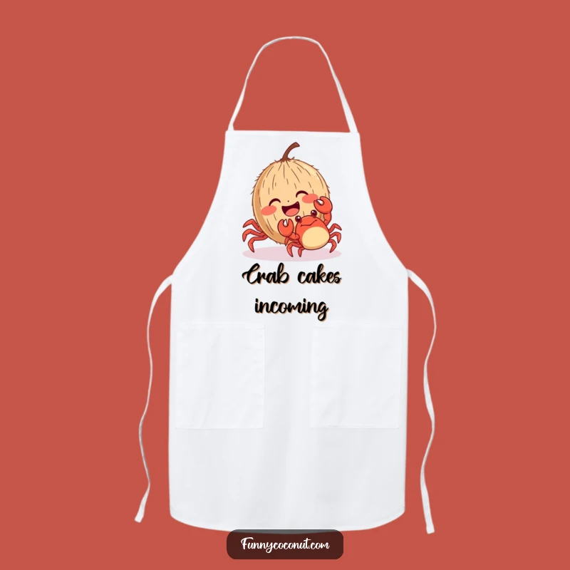 Funny Tickled Coconut Apron: Hilarious Kitchen Wear for Fun Lovers Gift