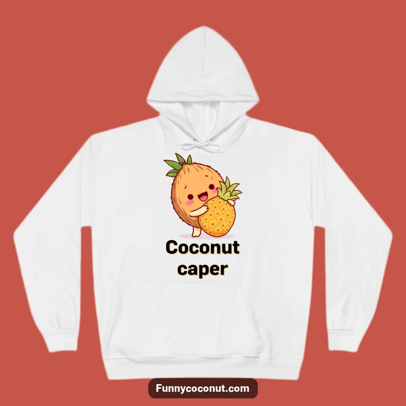 Funny Coconut Hoodie: Cozy Tropical Bopping Character Gift