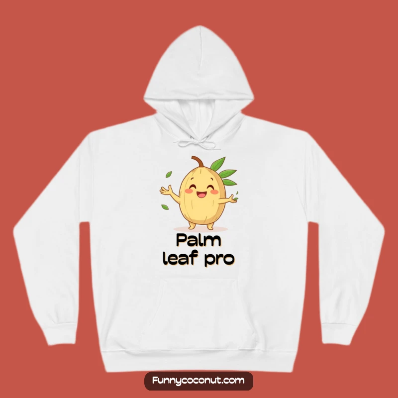 Funny Juggling Coconut Hoodie: Cozy Comfort with a Happy Character
