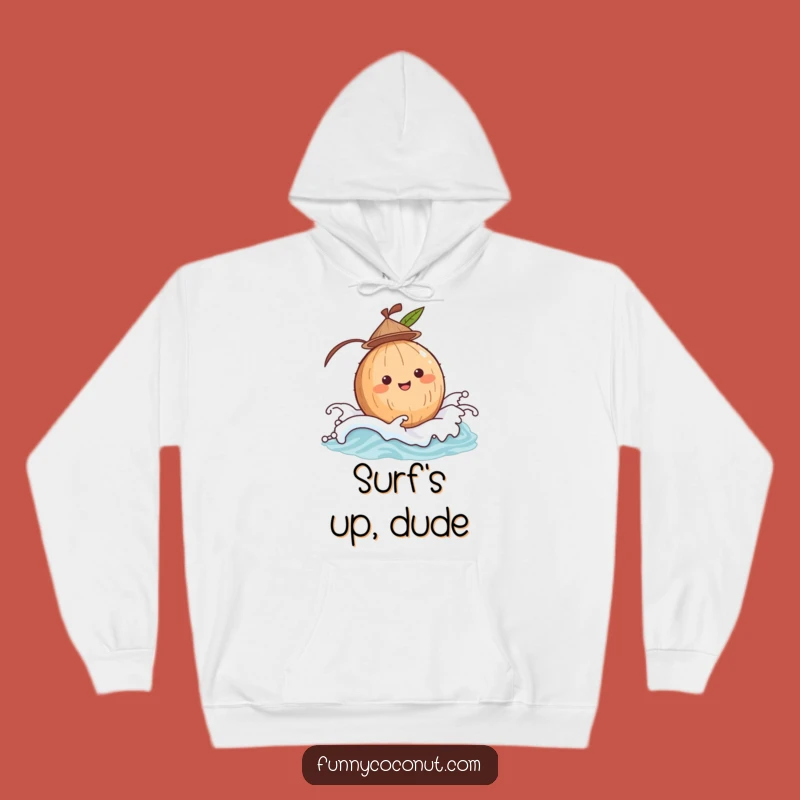 Funny Bobbing Coconut Hoodie: Cozy and Cute Ocean-Themed Gift