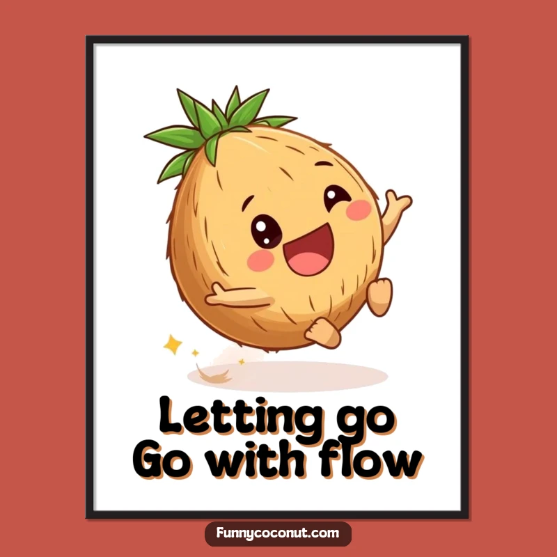 Free Printable Coconut Wall Art: Funny Downloadable Decor for Playful Spaces