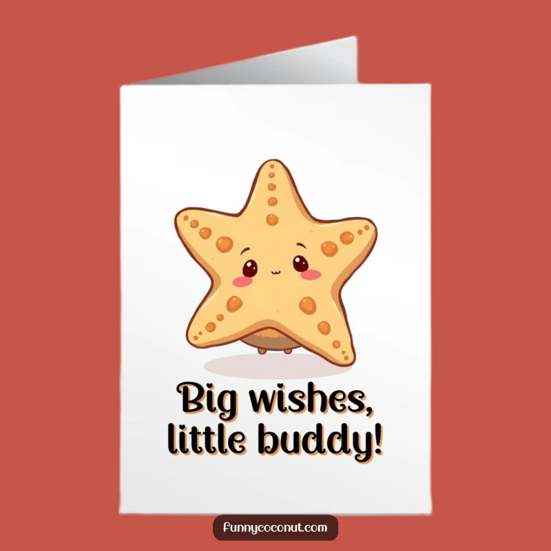 Free Printable Birthday Card: Coconut & Starfish Fun, DIY Downloadable Gift