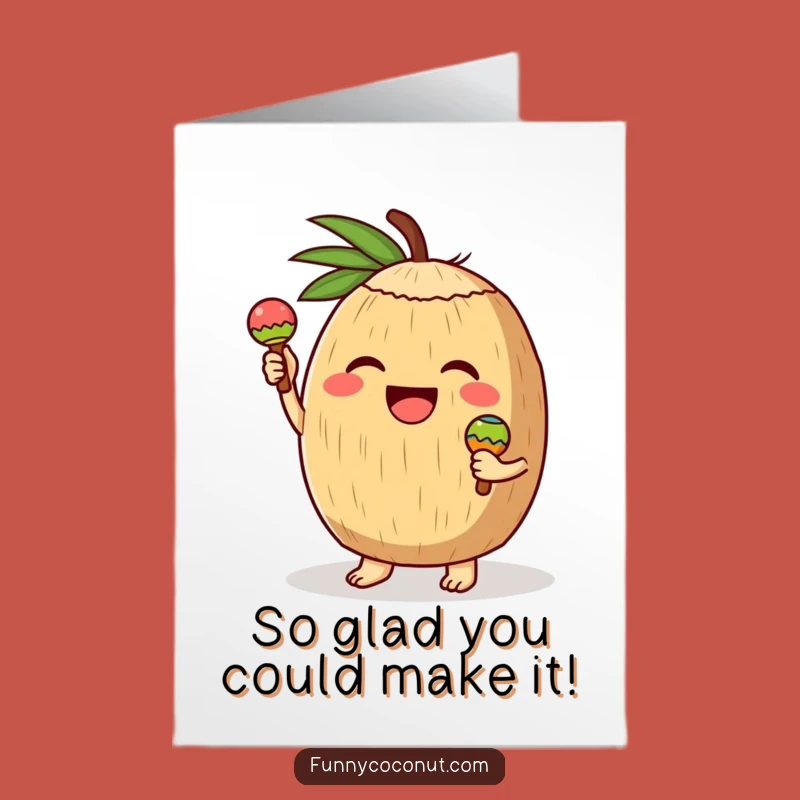 Free Printable Thank You Card: Coconut's Maraca Beats Say Thanks Downloadable Gift!