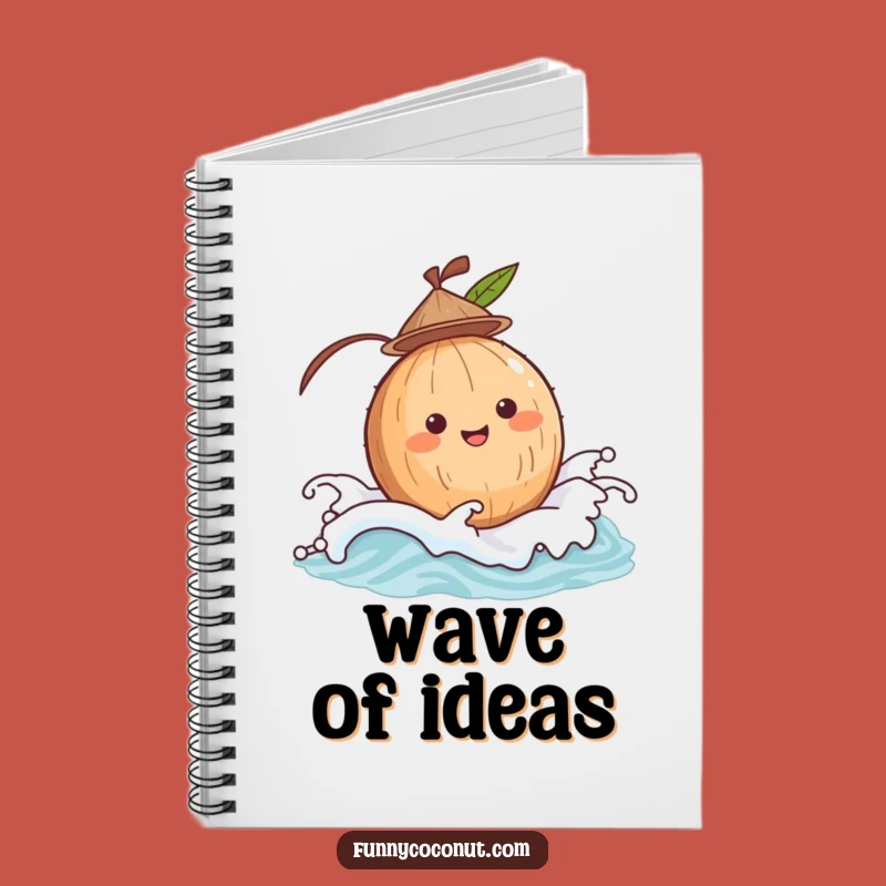 Funny Bobbing Coconut Notebook: Cute Journal for Ocean Adventures Gift