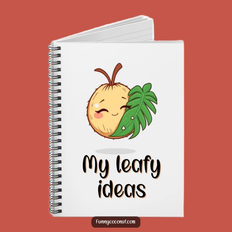 Funny Coconut Notebook: Jot Down Tropical Ideas with Humor