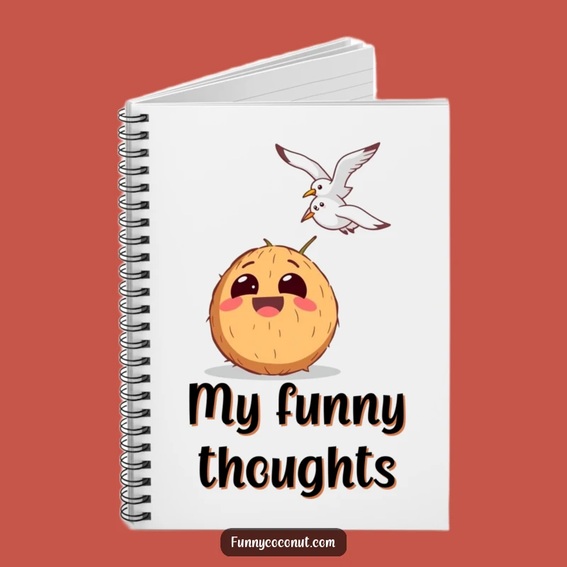 Funny Coconut Notebook: Laughing Journal for Comical Ideas