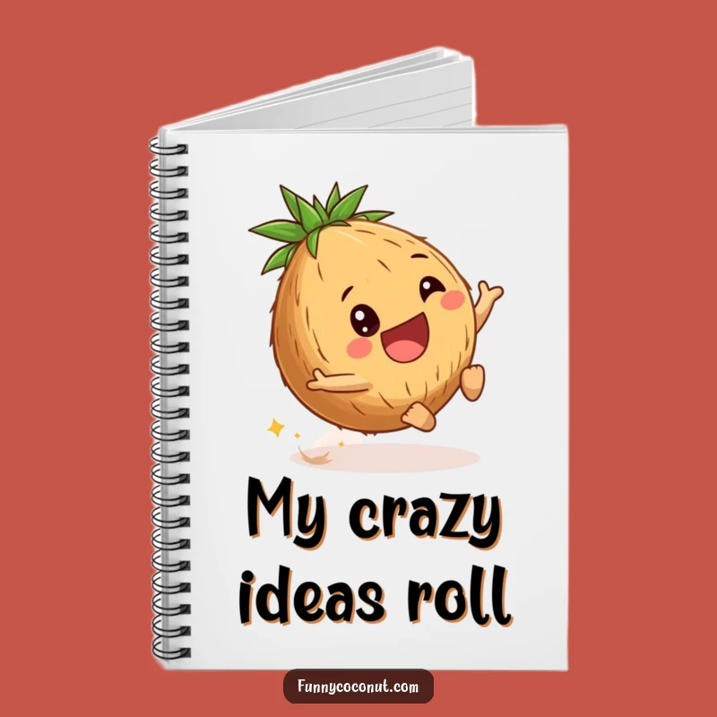 Funny Coconut Notebook: Playful Notes, Perfect Funny Gift Journal
