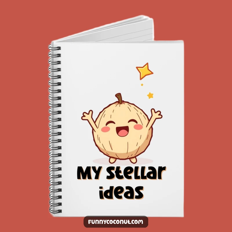 Funny Coconut Notebook: Star Catcher Journal for Creative Ideas and Dreams