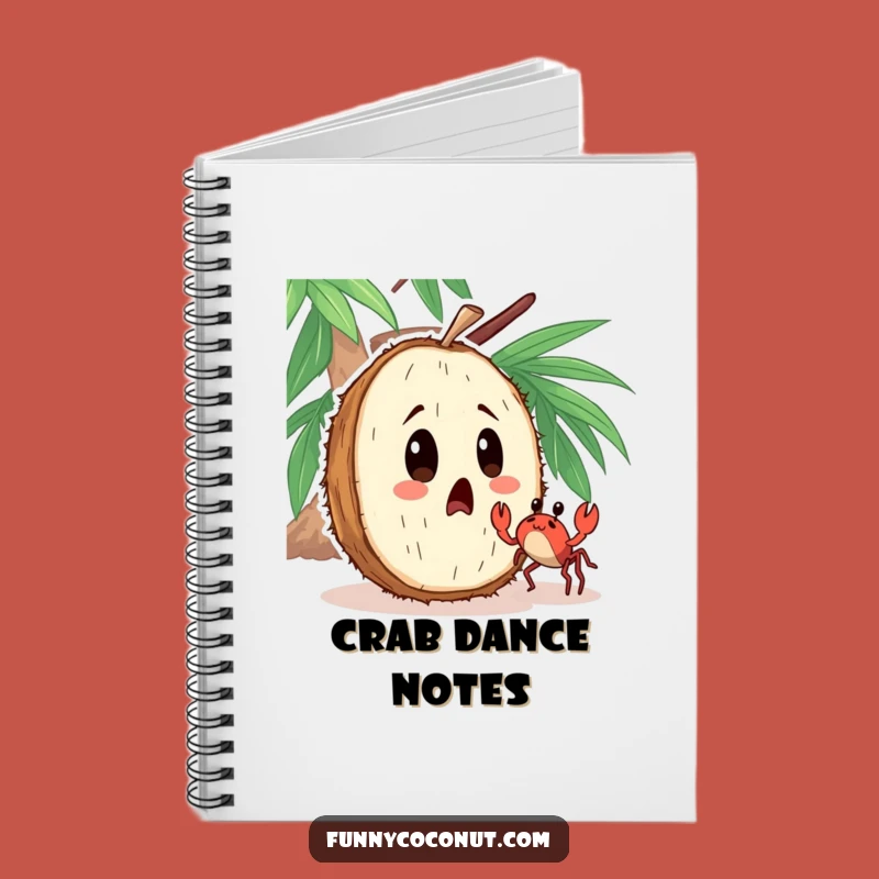 Funny Surprised Coconut Notebook: Jot Down Amusing Ideas with Flair Gift