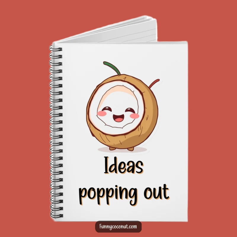 Funny Giggling Coconut Notebook: Jot Down Ideas with Loads of Laughter Funny Gift