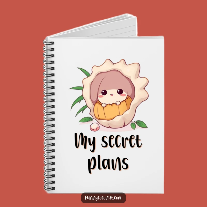 Funny Coconut Notebook: Curious Peek Journal for Observant Minds