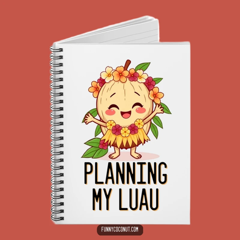 Funny Coconut Notebook: Hula Notes, Perfect Funny Gift Journal