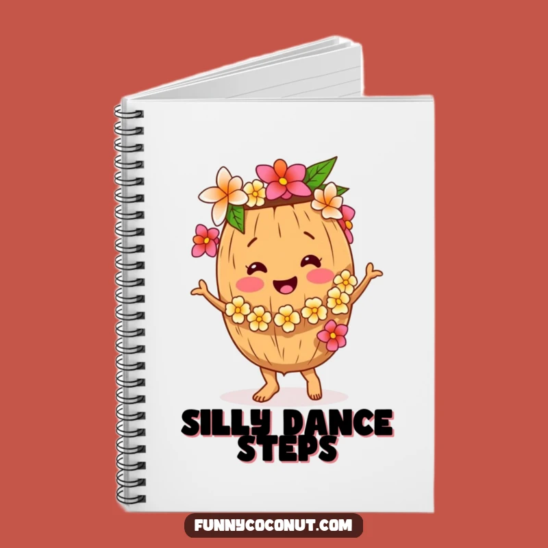 Funny Coconut Dancer Notebook: Jot Down Ideas with Festive Fun