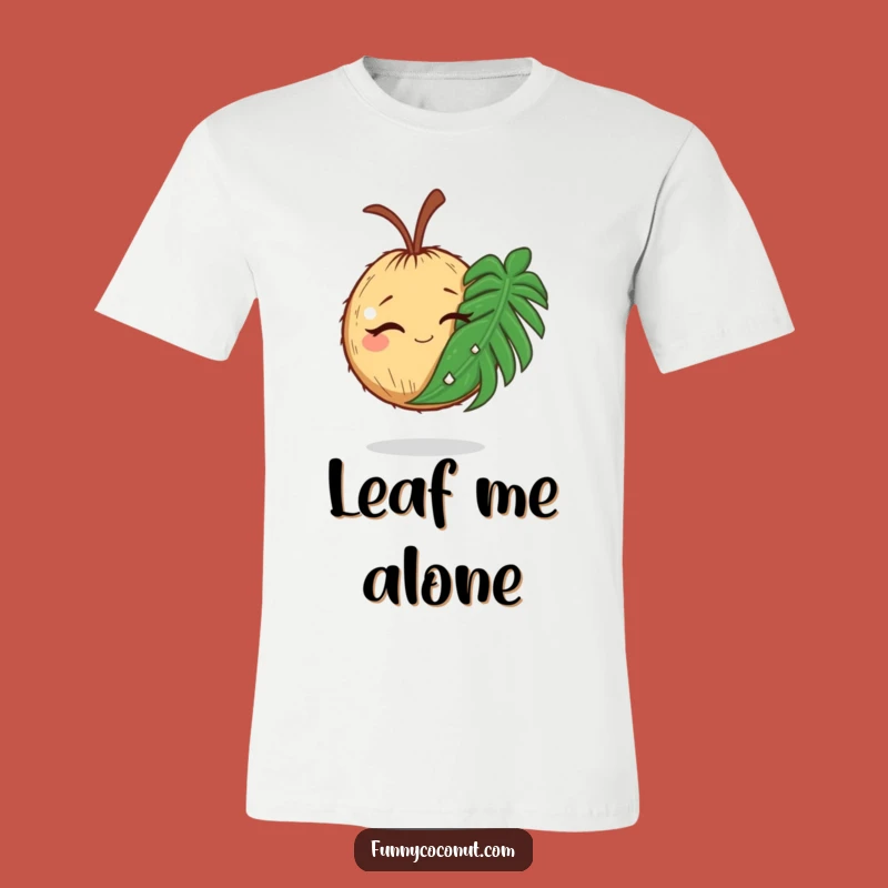 Funny Winking Coconut Shirt: Tropical & Humorous Beach Gift