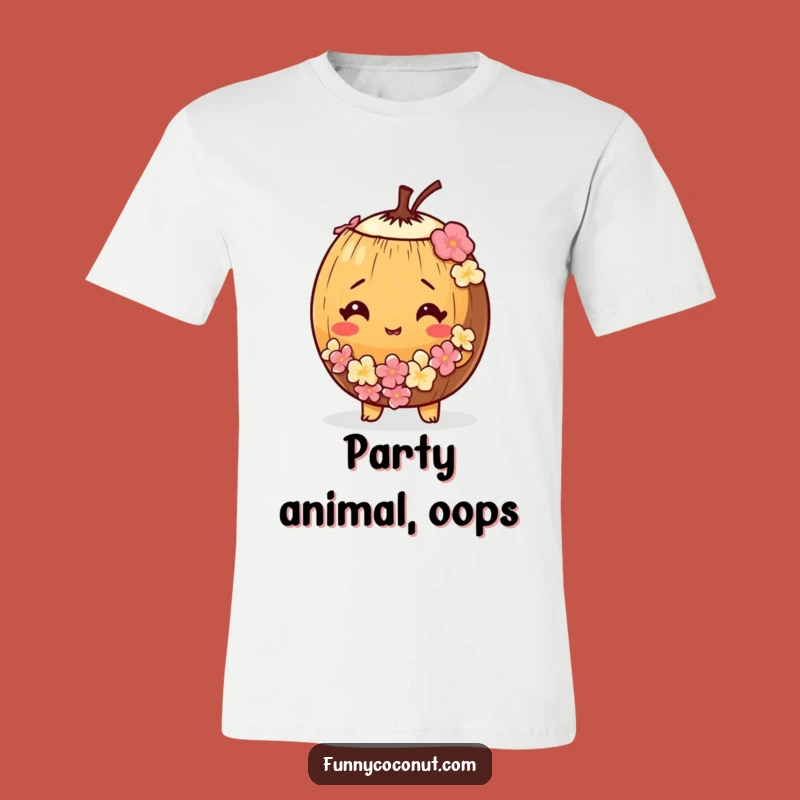Funny Bewildered Coconut Shirt: Tropical & Humorous Gift