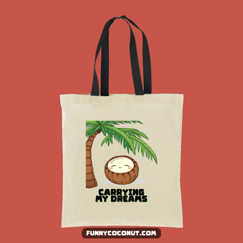 Funny Coconut Tote Bag: Carry Your Calm with this Peaceful Sleeper Bag