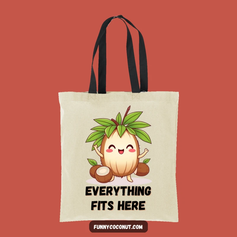 Funny Juggling Coconut Tote Bag: Carry Your Tropical Talents Gift